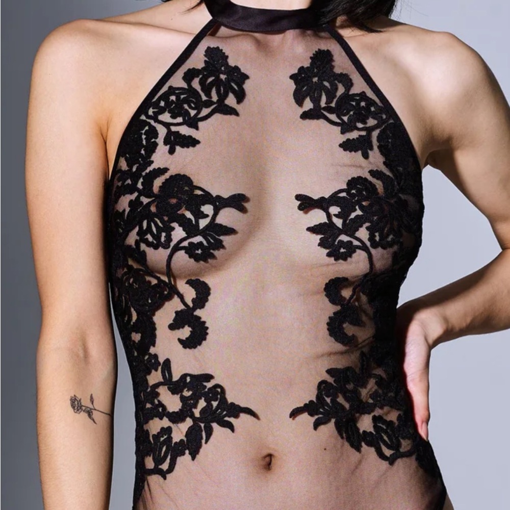 NWT Thistle & Spire Cornelia Lace Bodysuit, Size M